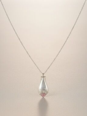Handmade stamped silver‎ pewter spoon mermaid charm stainless steel necklace